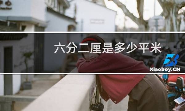 六分二厘是多少平米