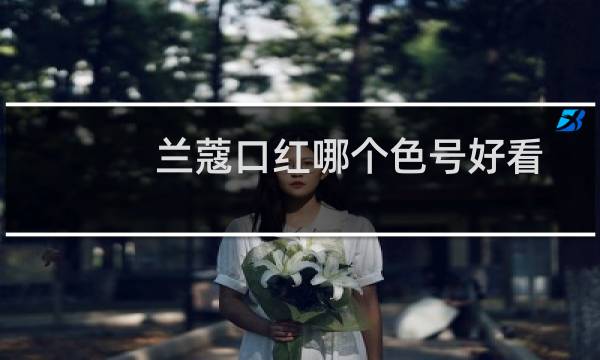 兰蔻口红哪个色号好看