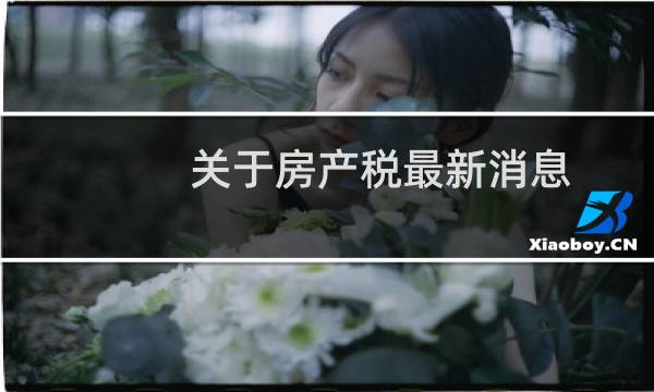 关于房产税最新消息