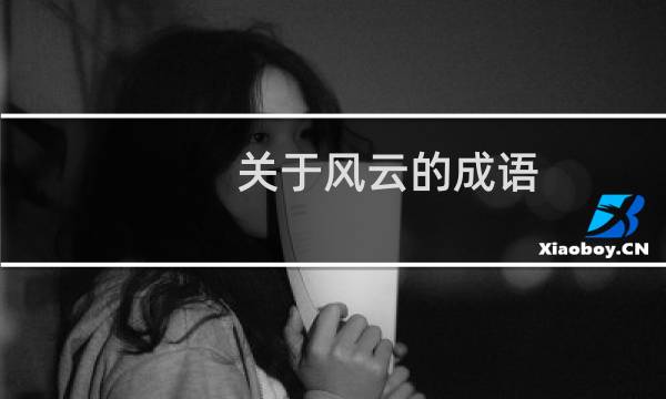 关于风云的成语