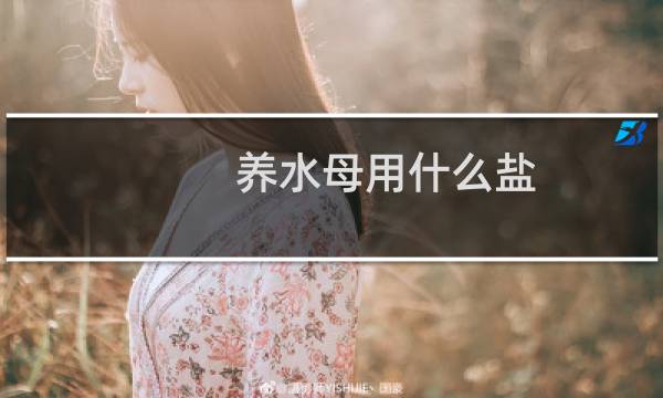 养水母用什么盐