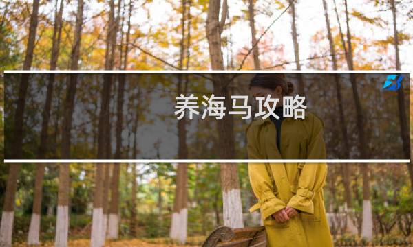 养海马攻略