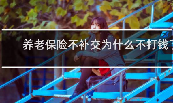 养老保险不补交为什么不打钱了