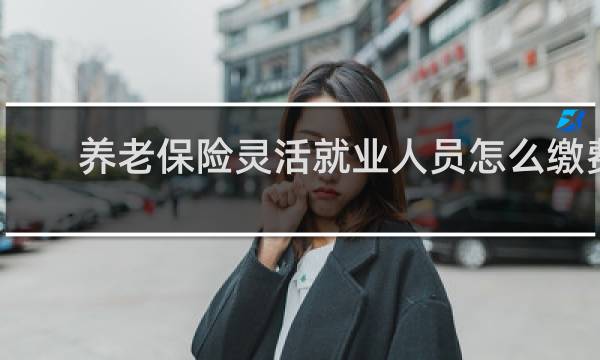 养老保险灵活就业人员怎么缴费