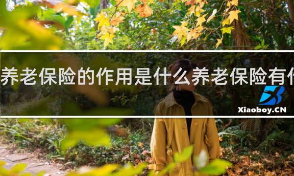 养老保险的作用是什么养老保险有什么用