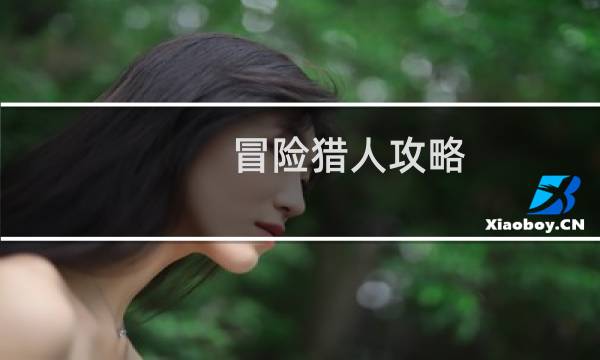 冒险猎人攻略