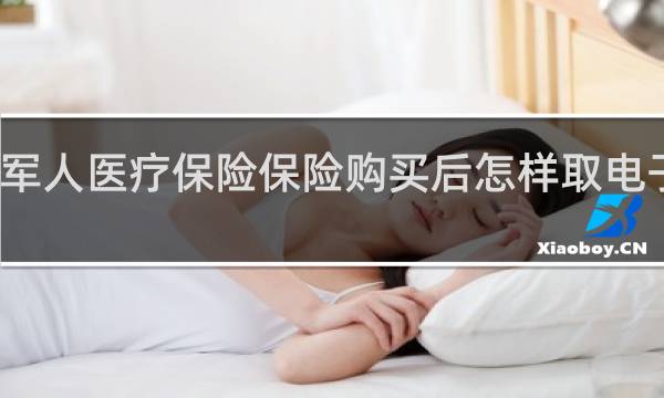 军人医疗保险保险购买后怎样取电子保单