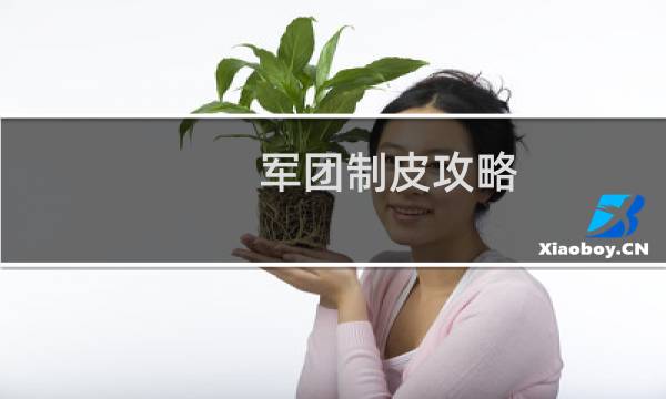 军团制皮攻略