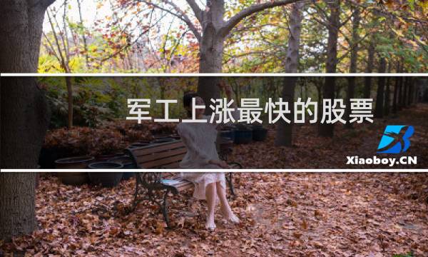 军工上涨最快的股票