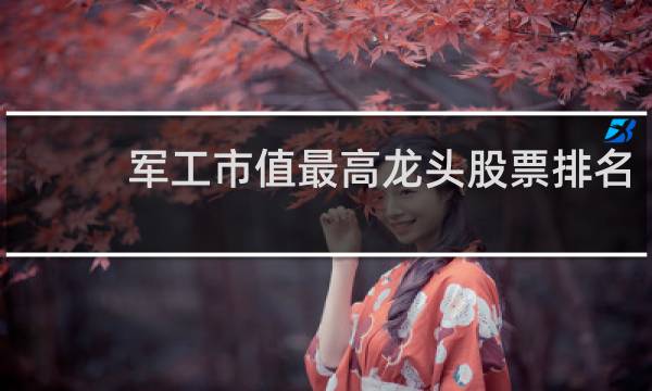 军工市值最高龙头股票排名