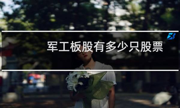军工板股有多少只股票