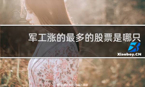 军工涨的最多的股票是哪只