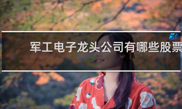 军工电子龙头公司有哪些股票