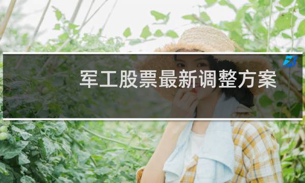军工股票最新调整方案
