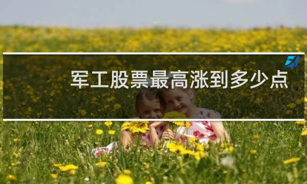 军工股票最高涨到多少点