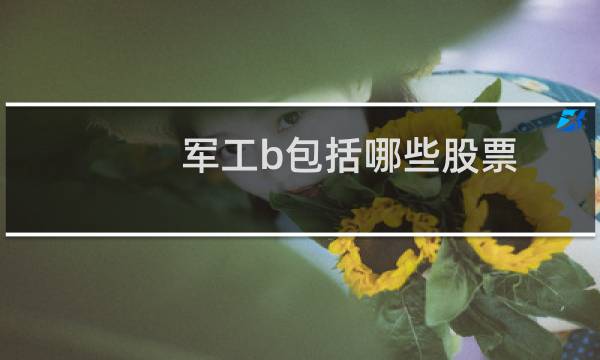 军工b包括哪些股票
