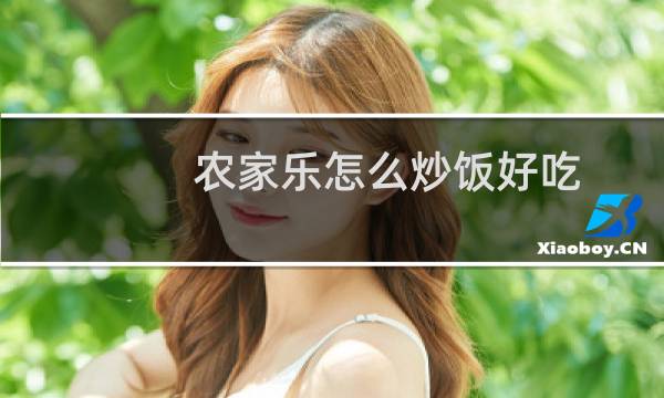 农家乐怎么炒饭好吃