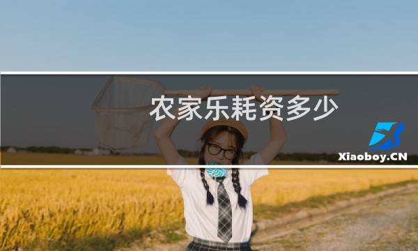 农家乐耗资多少