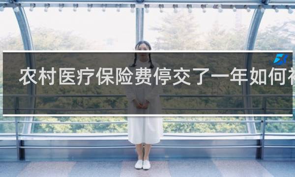 农村医疗保险费停交了一年如何补交