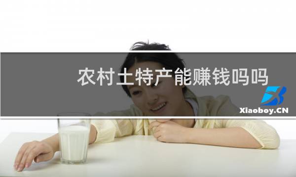 农村土特产能赚钱吗吗