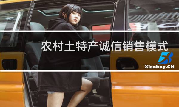 农村土特产诚信销售模式