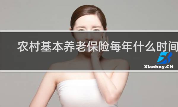 农村基本养老保险每年什么时间交