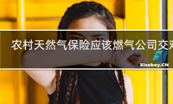 农村天然气保险应该燃气公司交对吗