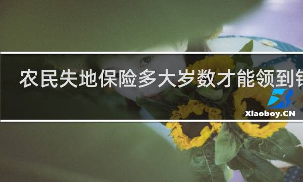 农民失地保险多大岁数才能领到钱呢