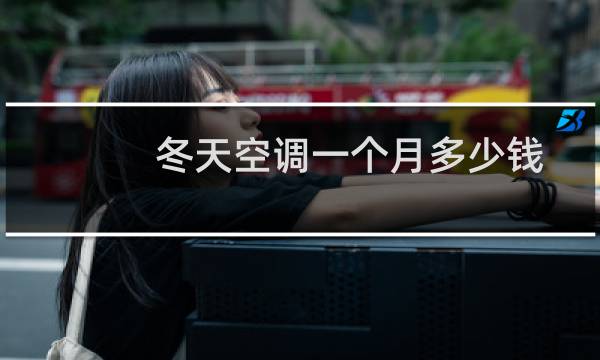 冬天空调一个月多少钱