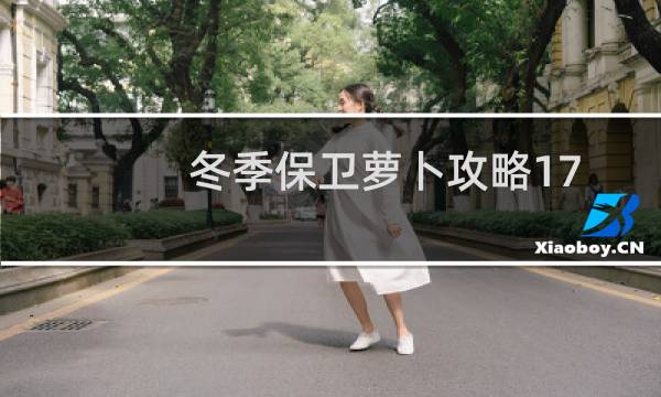 冬季保卫萝卜攻略17