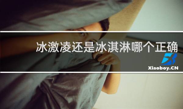 冰激凌还是冰淇淋哪个正确