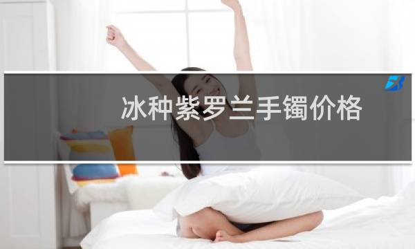 冰种紫罗兰手镯价格