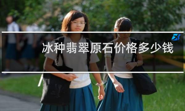 冰种翡翠原石价格多少钱