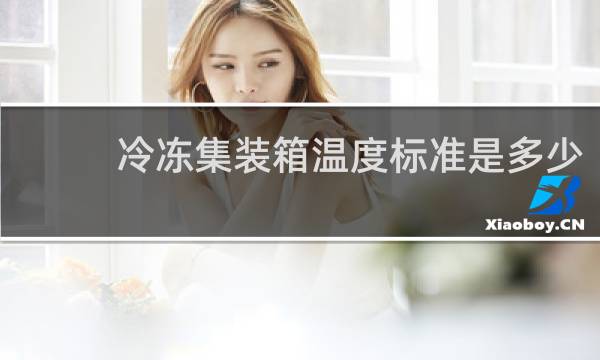 冷冻集装箱温度标准是多少