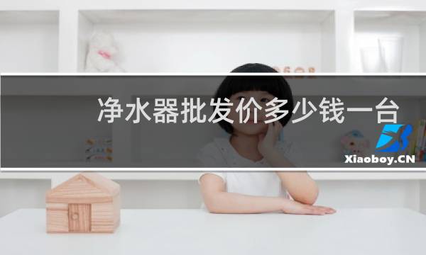 净水器批发价多少钱一台
