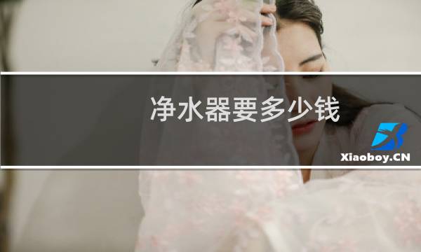 净水器要多少钱