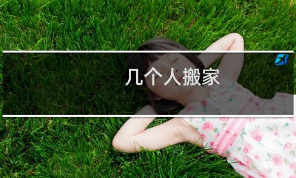 几个人搬家