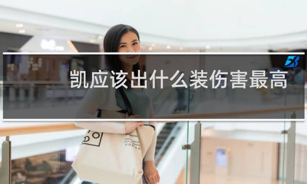 凯应该出什么装伤害最高