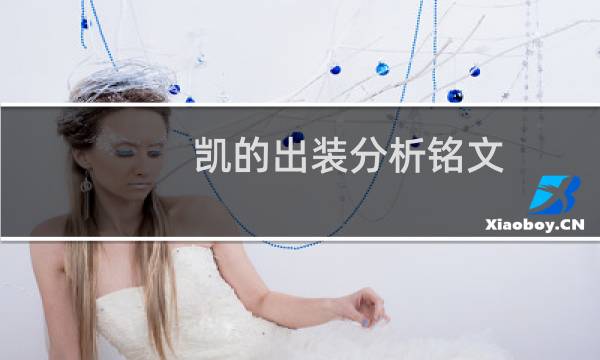 凯的出装分析铭文