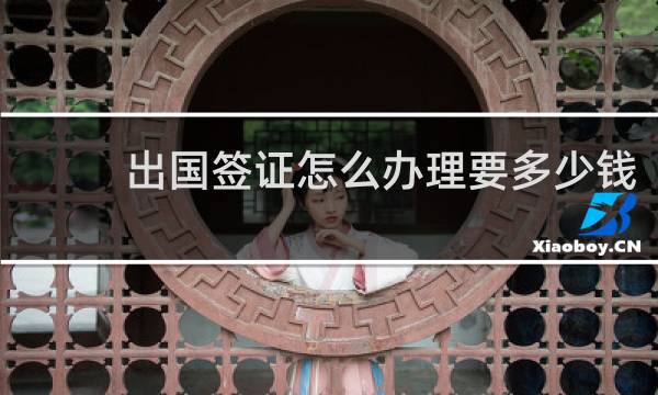 出国签证怎么办理要多少钱