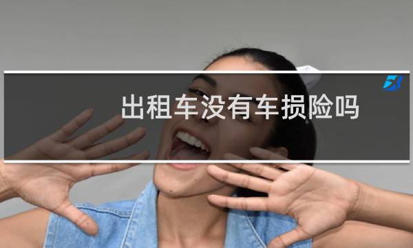 出租车没有车损险吗