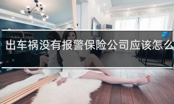 出车祸没有报警保险公司应该怎么处理