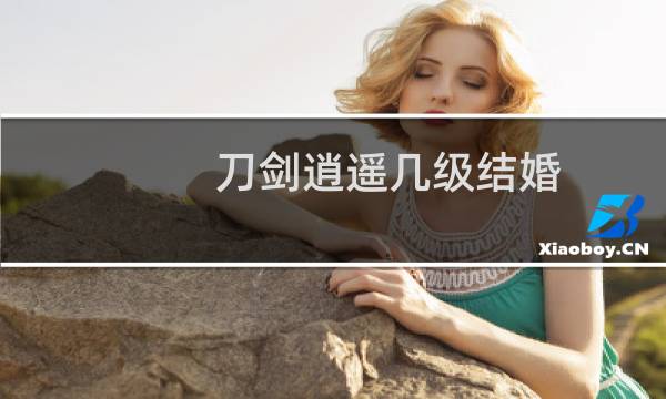 刀剑逍遥几级结婚