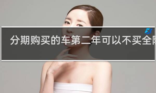 分期购买的车第二年可以不买全险吗