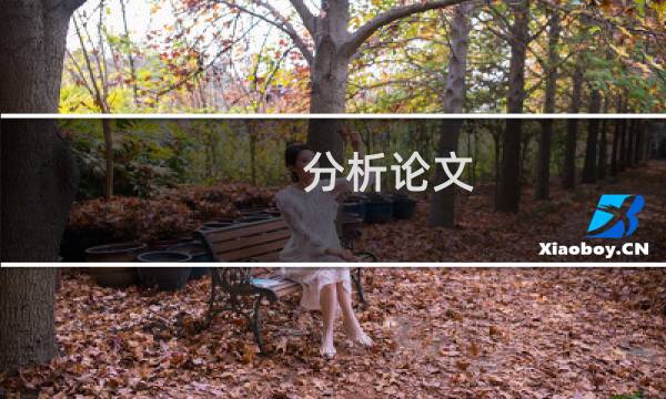 分析论文