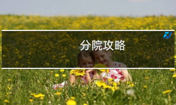 分院攻略