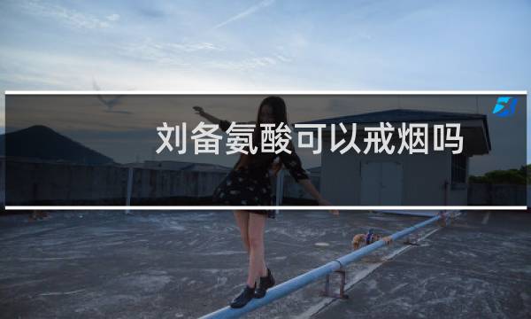 刘备氨酸可以戒烟吗