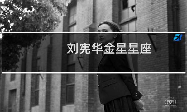 刘宪华金星星座