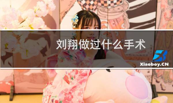 刘翔做过什么手术