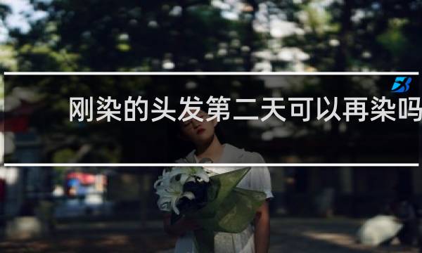 刚染的头发第二天可以再染吗